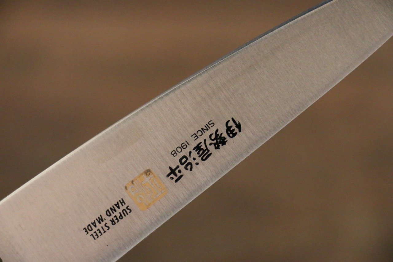 伊勢屋 鉬鋼（MOL） 多用途小刀  120mm 黑合成木 握把 - 清助刃物