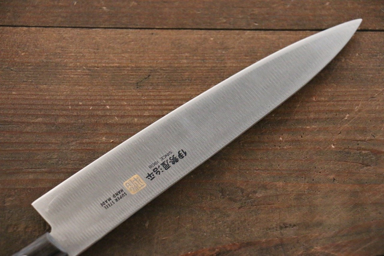 伊勢屋 鉬鋼（MOL） 多用途小刀  150mm 黑合成木 握把 - 清助刃物