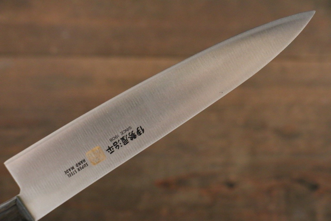 伊勢屋 鉬鋼（MOL） 多用途小刀  150mm 黑合成木 握把 - 清助刃物