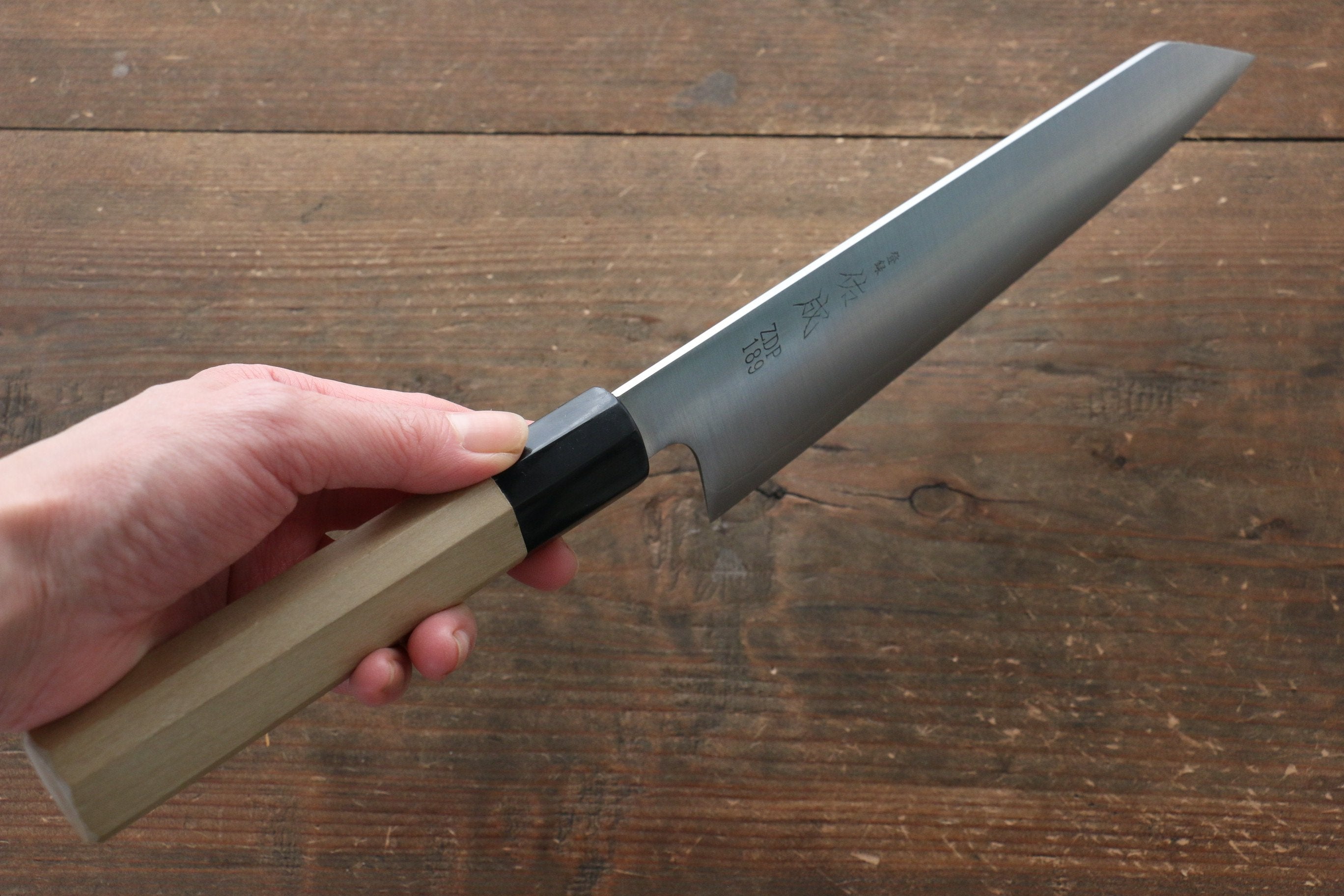 佑成 ZDP189 3層 切付牛刀  210mm 木蘭握把 - 清助刃物