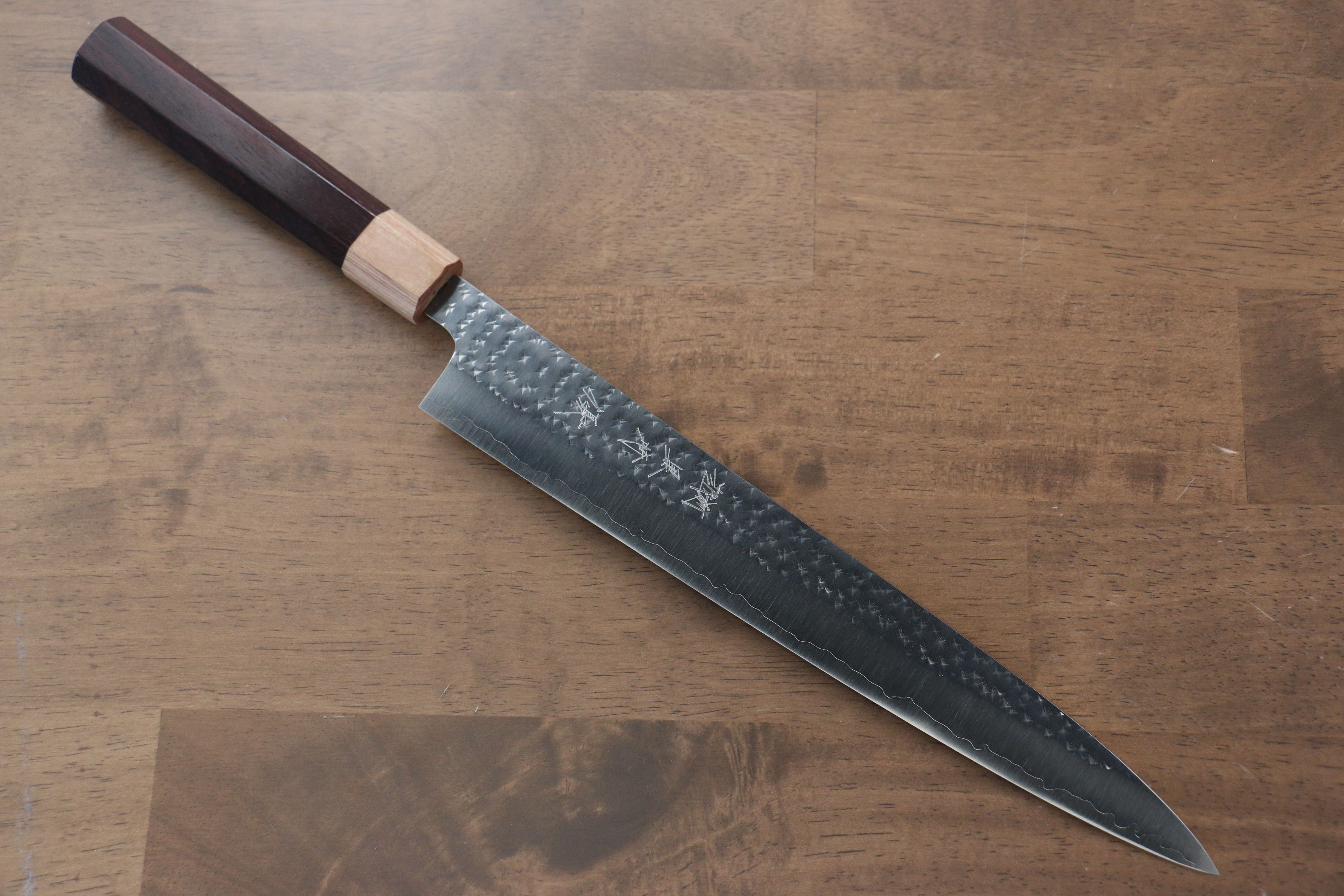 黑崎 優 閃光 SG2 鎚目 筋引  270mm 紫檀木 握把 - 清助刃物