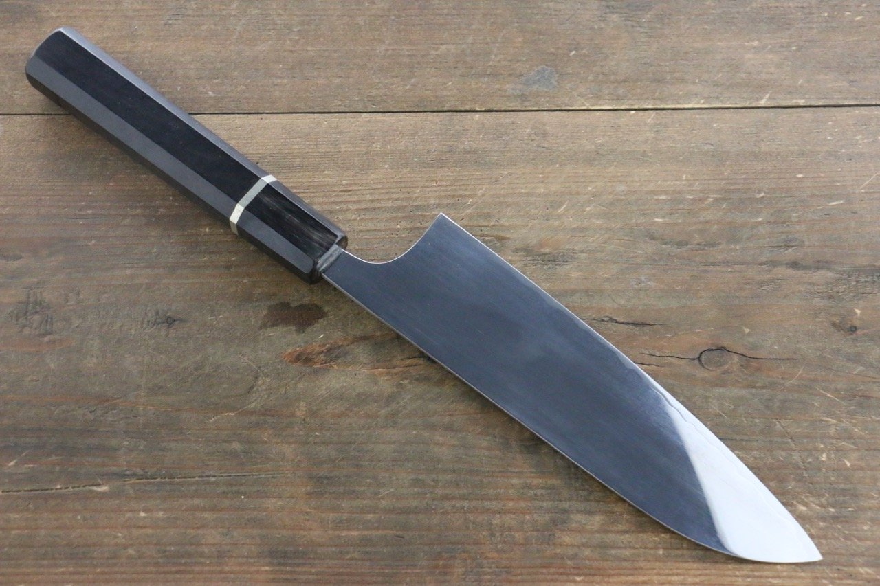 黑崎 優 SG2 鏡面處理 三德刀  180mm 黑檀握把 - 清助刃物