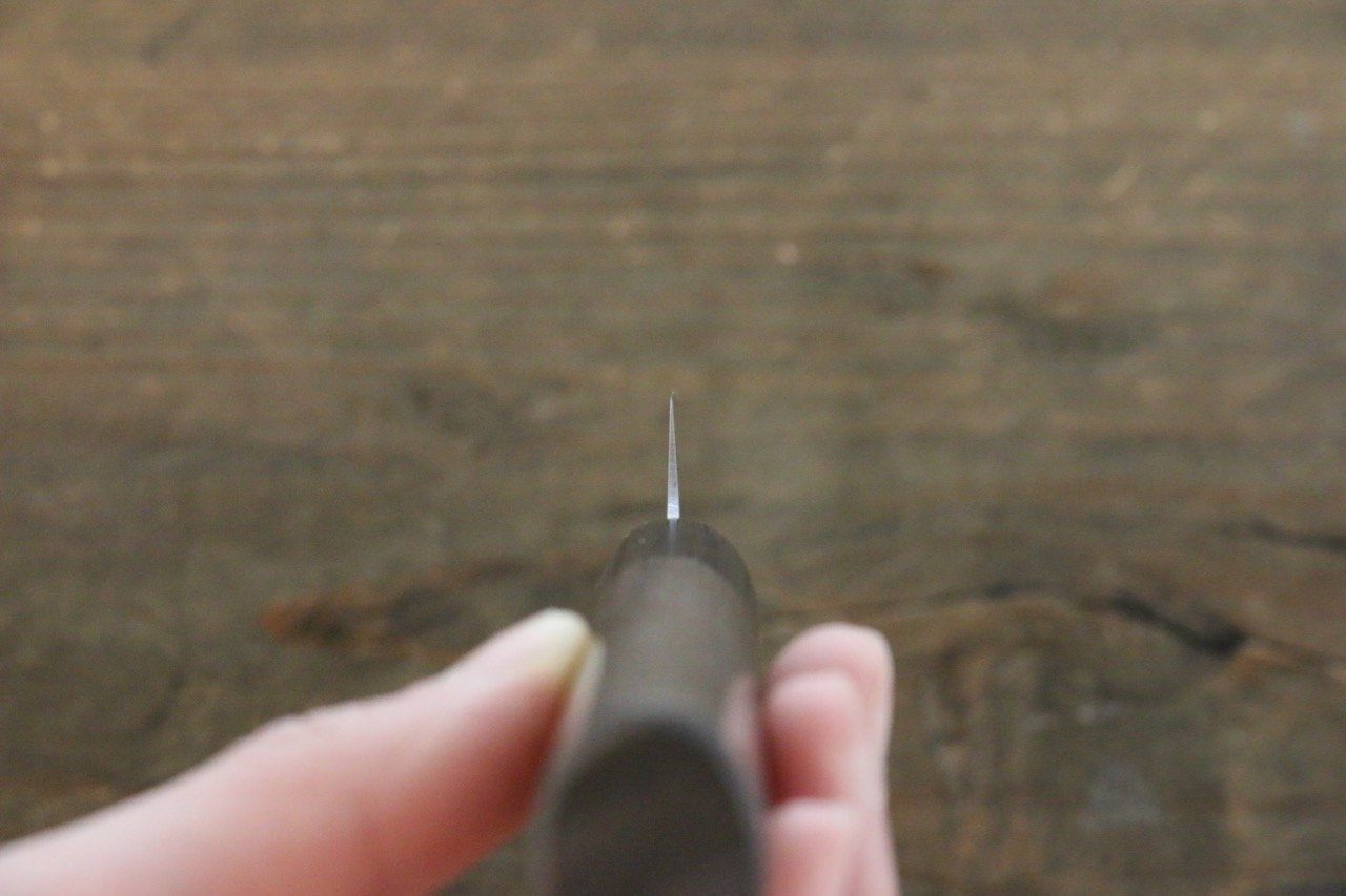 清助 VG10 37層大馬士革紋 多用途小刀 130mm 紫檀木 握把 - 清助刃物