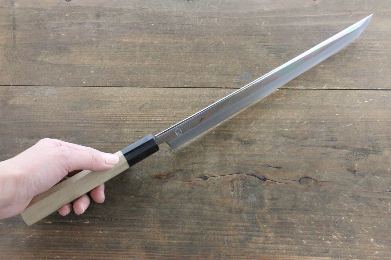 重陽 白鋼 鏡面處理 先丸蛸引  270mm - 清助刃物