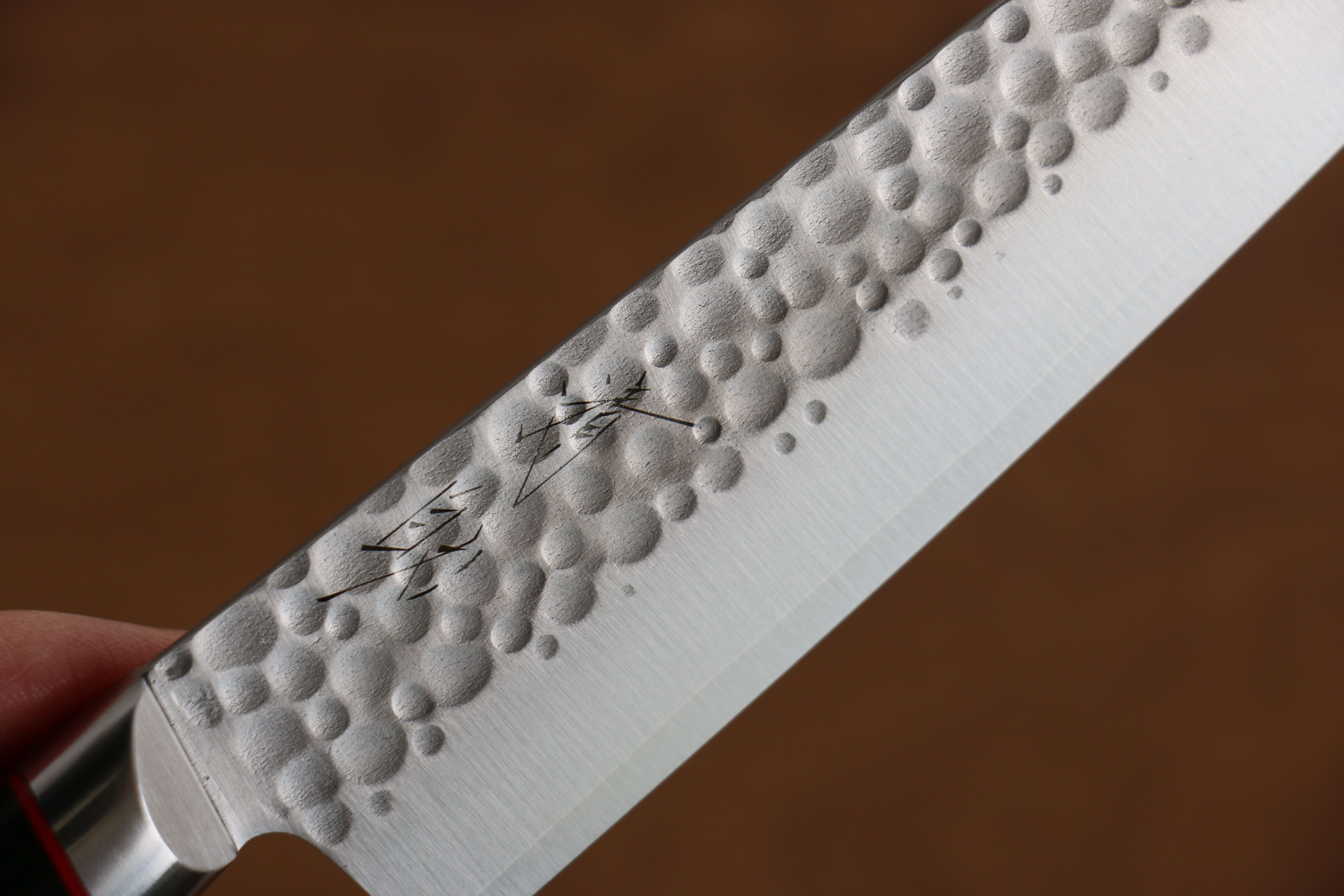 清助 PRO-J VG10 鎚目 多用途小刀  150mm 黑米卡塔（樹脂複合材料） 握把 - 清助刃物