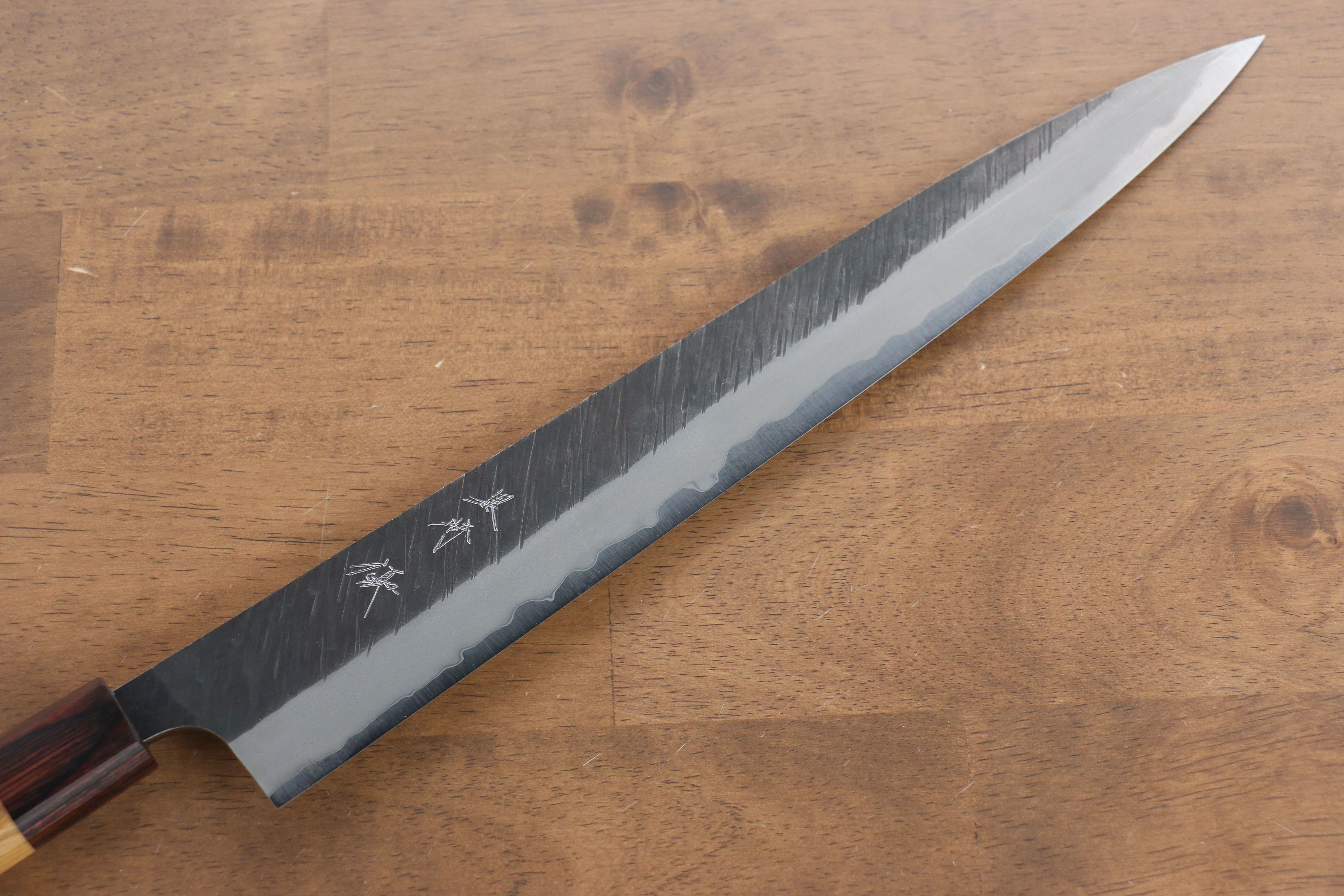 黑崎 優 風神 超級青鋼 鎚目 筋引  300mm 櫸木 握把 - 清助刃物