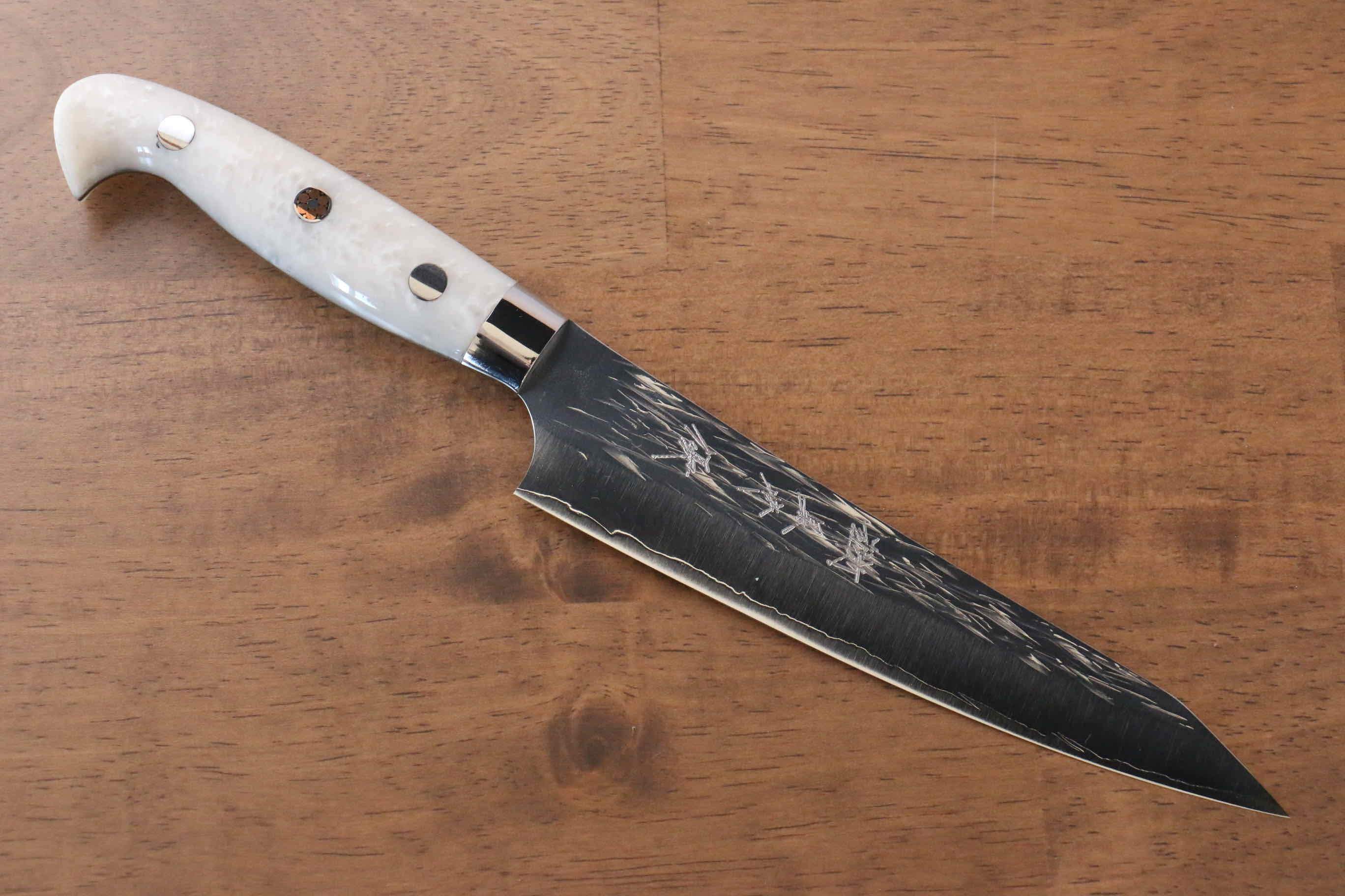 黑崎 優 樹冰 SG2 鎚目 多用途小刀  150mm 壓克力 握把 - 清助刃物