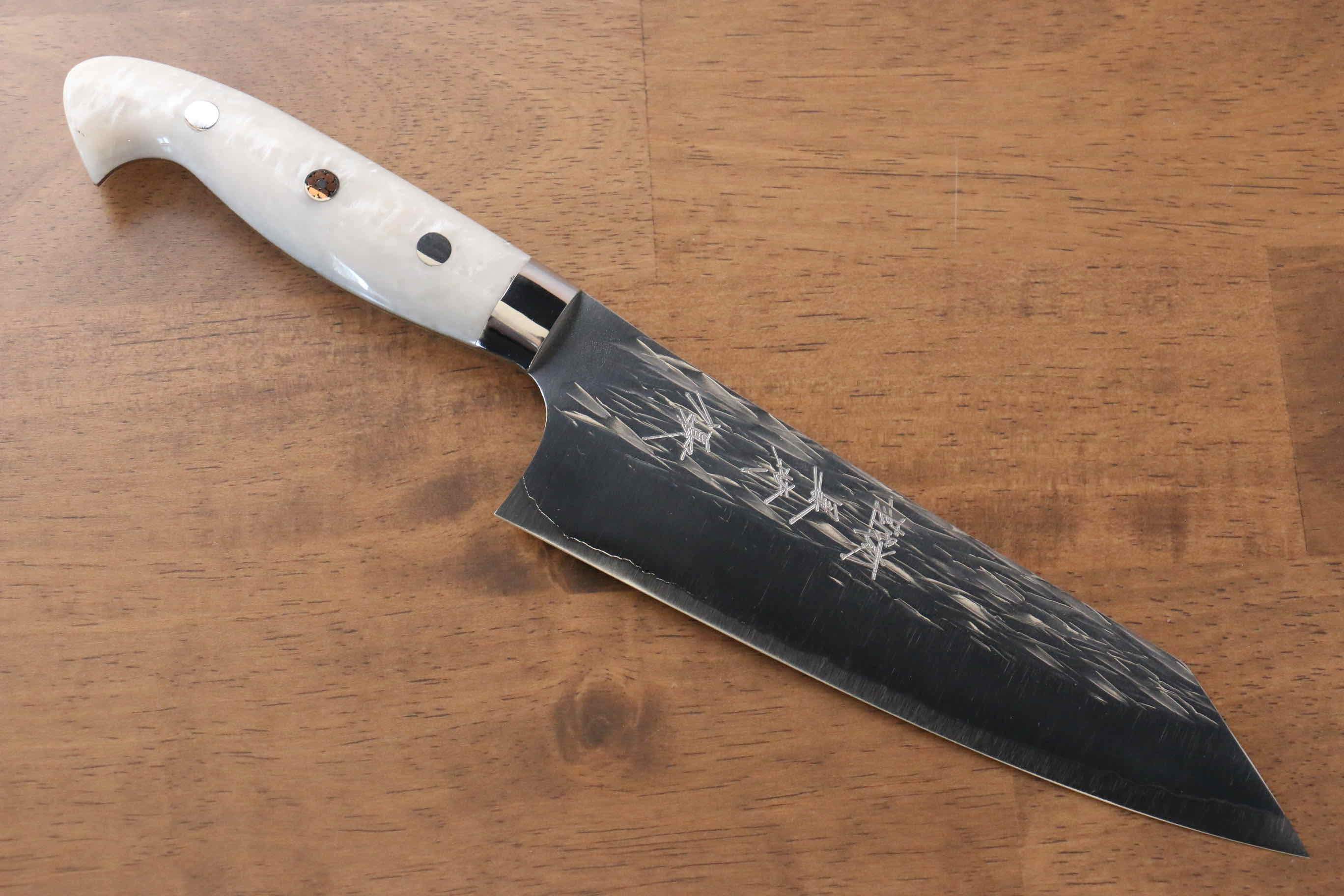 黑崎 優 樹冰 SG2 鎚目 三德刀  165mm 壓克力 握把 - 清助刃物