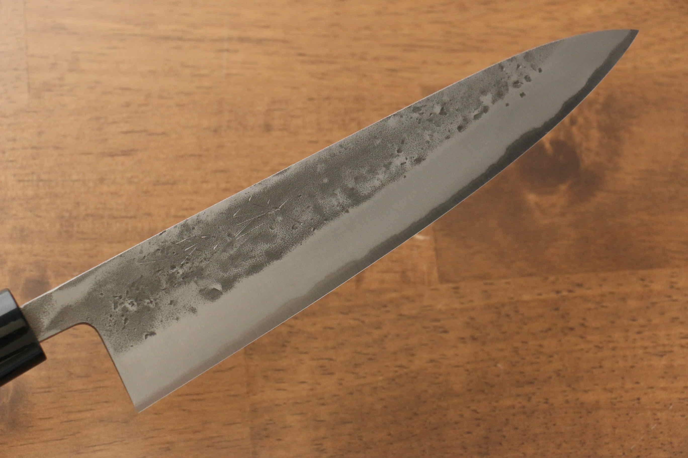 清助 青鋼二號 梨地 牛刀  180mm 栗木 握把 - 清助刃物