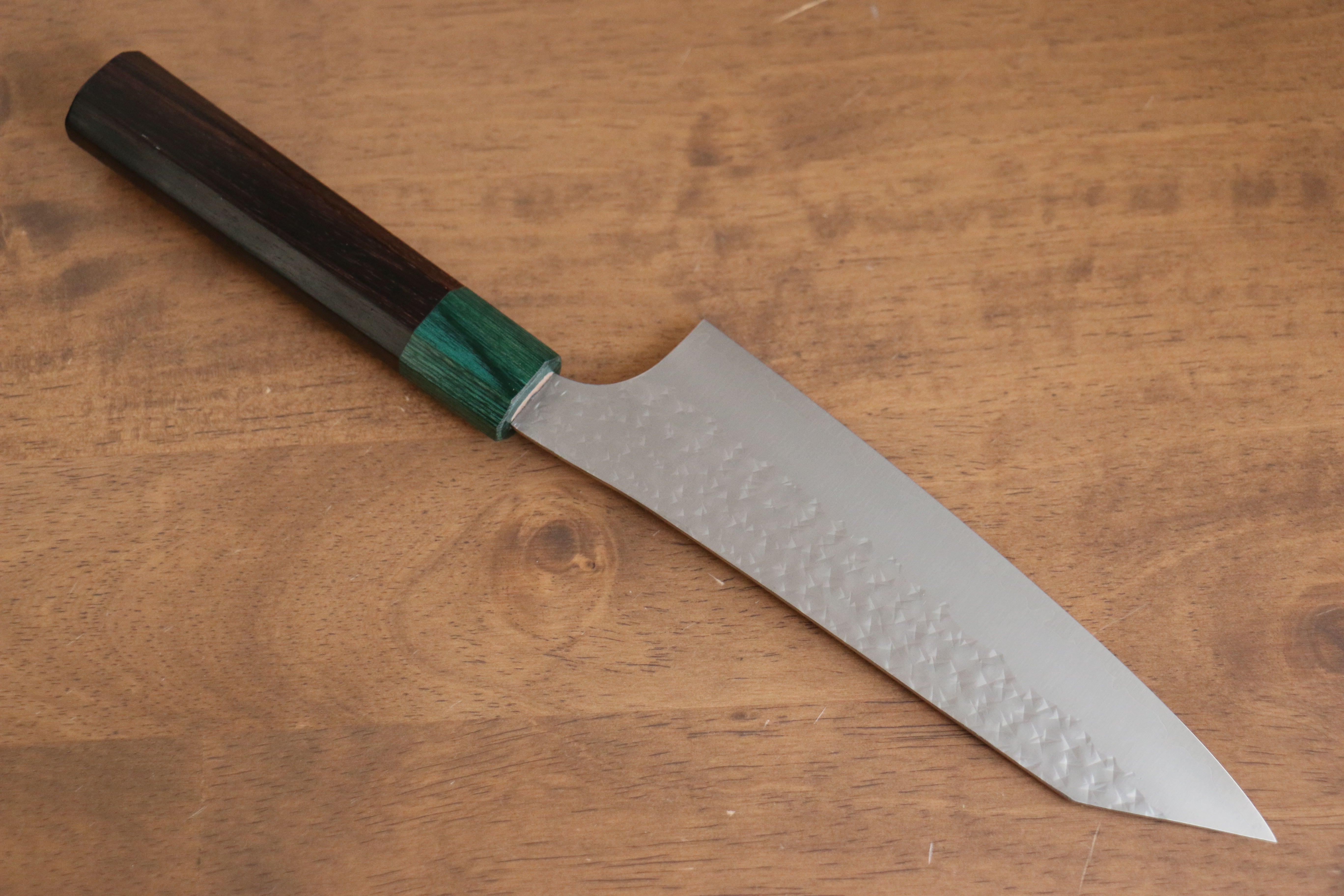 黑崎 優 閃光 銳 SG2 鎚目 文化刀  165mm 紫檀木（口輪：綠合成木） 握把 - 清助刃物