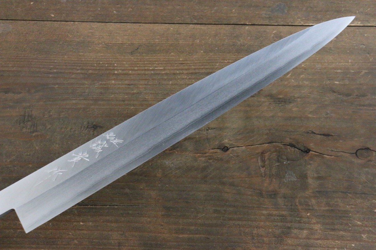 田中 誠貴 銀三鋼 柳刃  270mm 核桃木握把 - 清助刃物