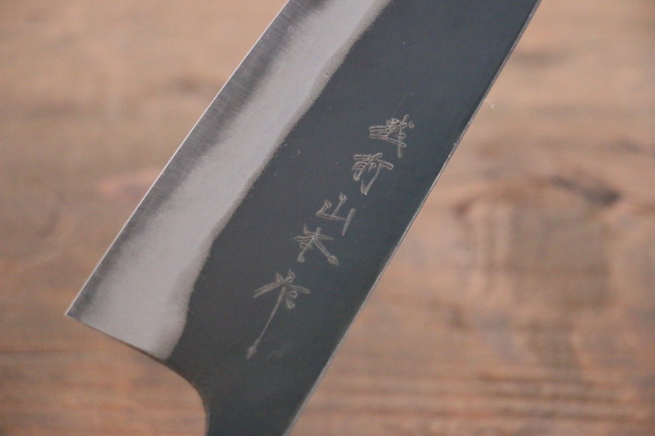 山本 直 青鋼二號 黑打 小三德刀  150mm - 清助刃物