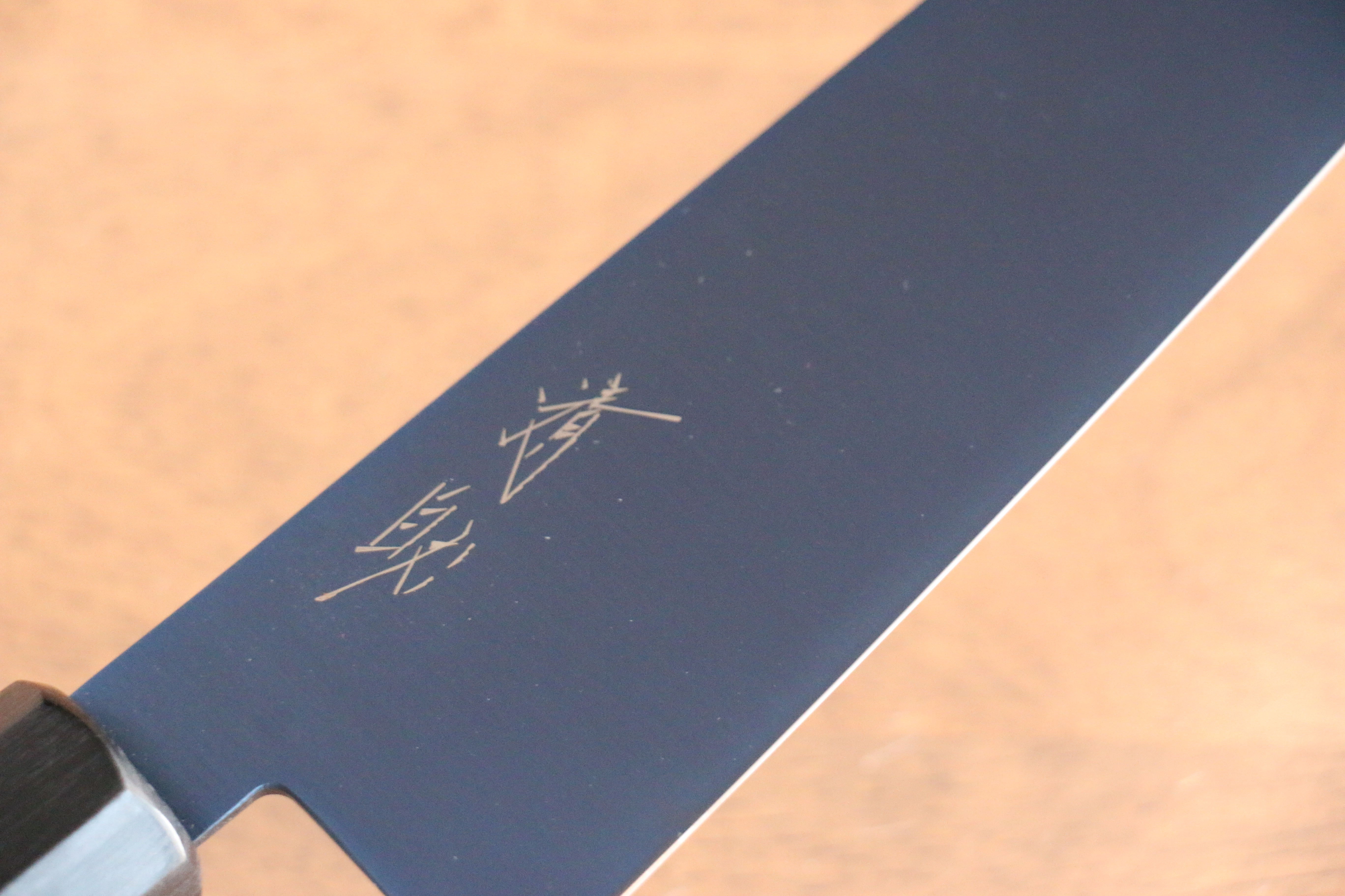 清助 SK-85鋼 離子鍍 切付三德刀  180mm 灰色合成木 握把 - 清助刃物