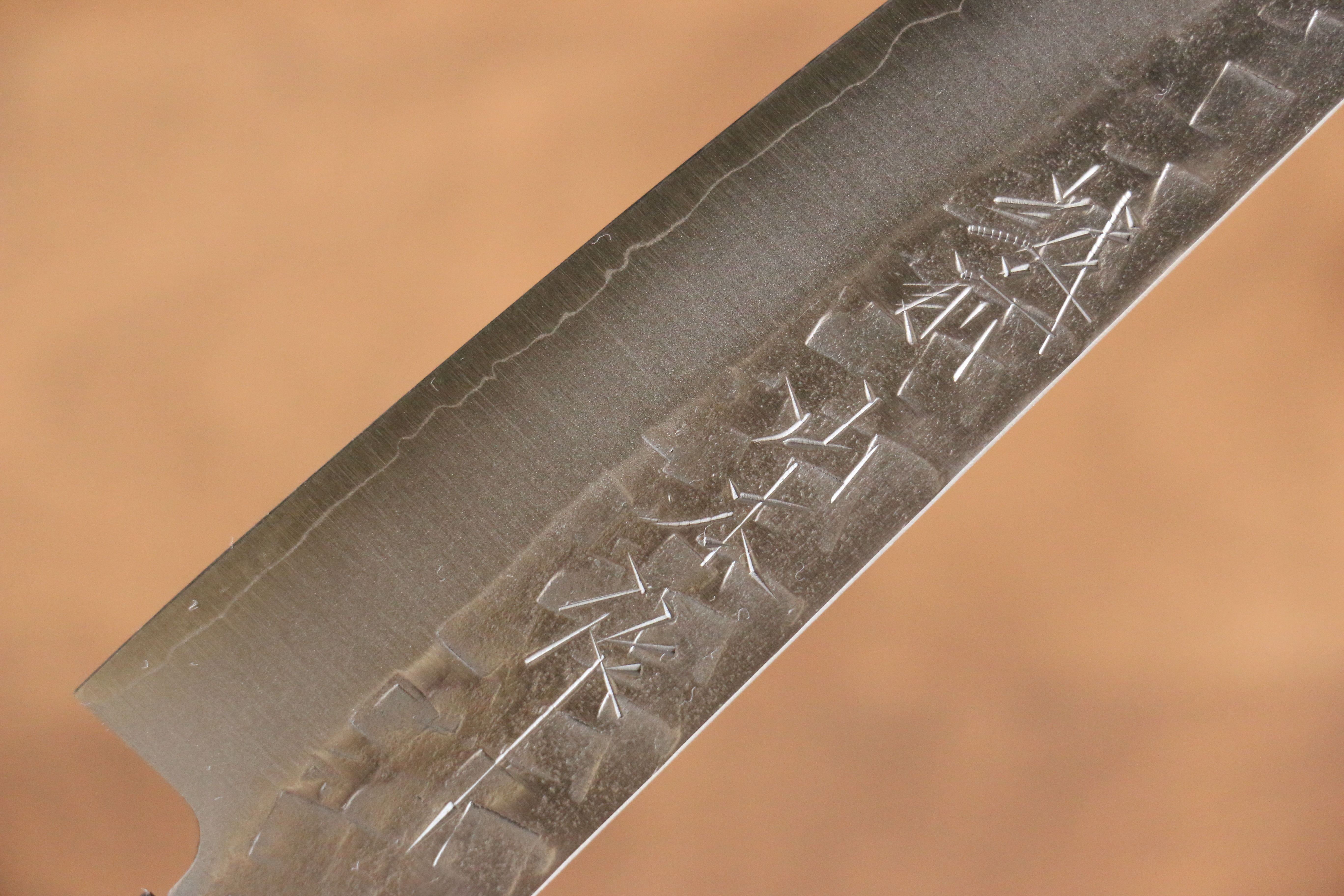 山本 直 銀三鋼 鎚目 多用途小刀  160mm 黑合成木 握把 - 清助刃物