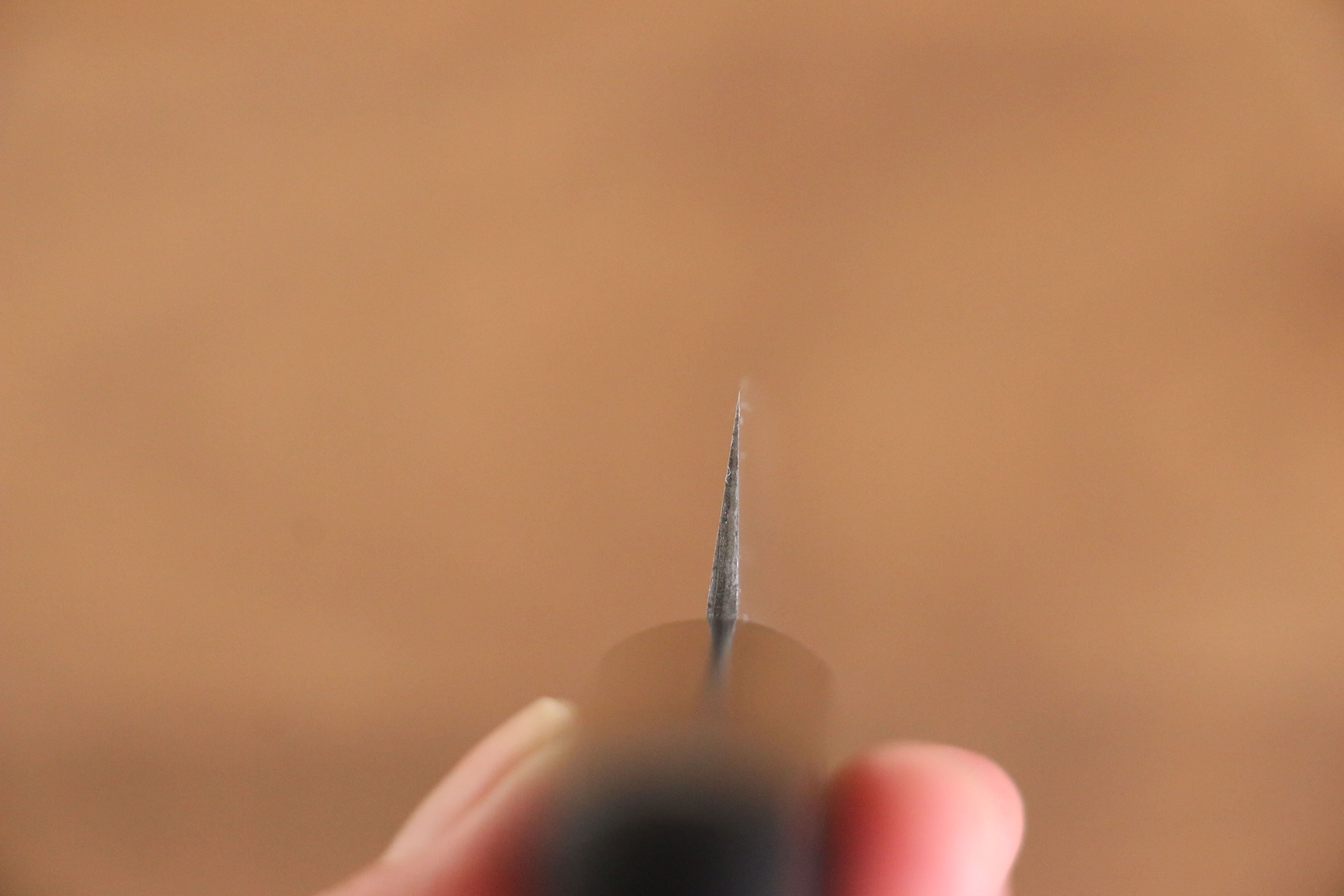 山本 直 銀三鋼 鎚目 多用途小刀  160mm 黑合成木 握把 - 清助刃物