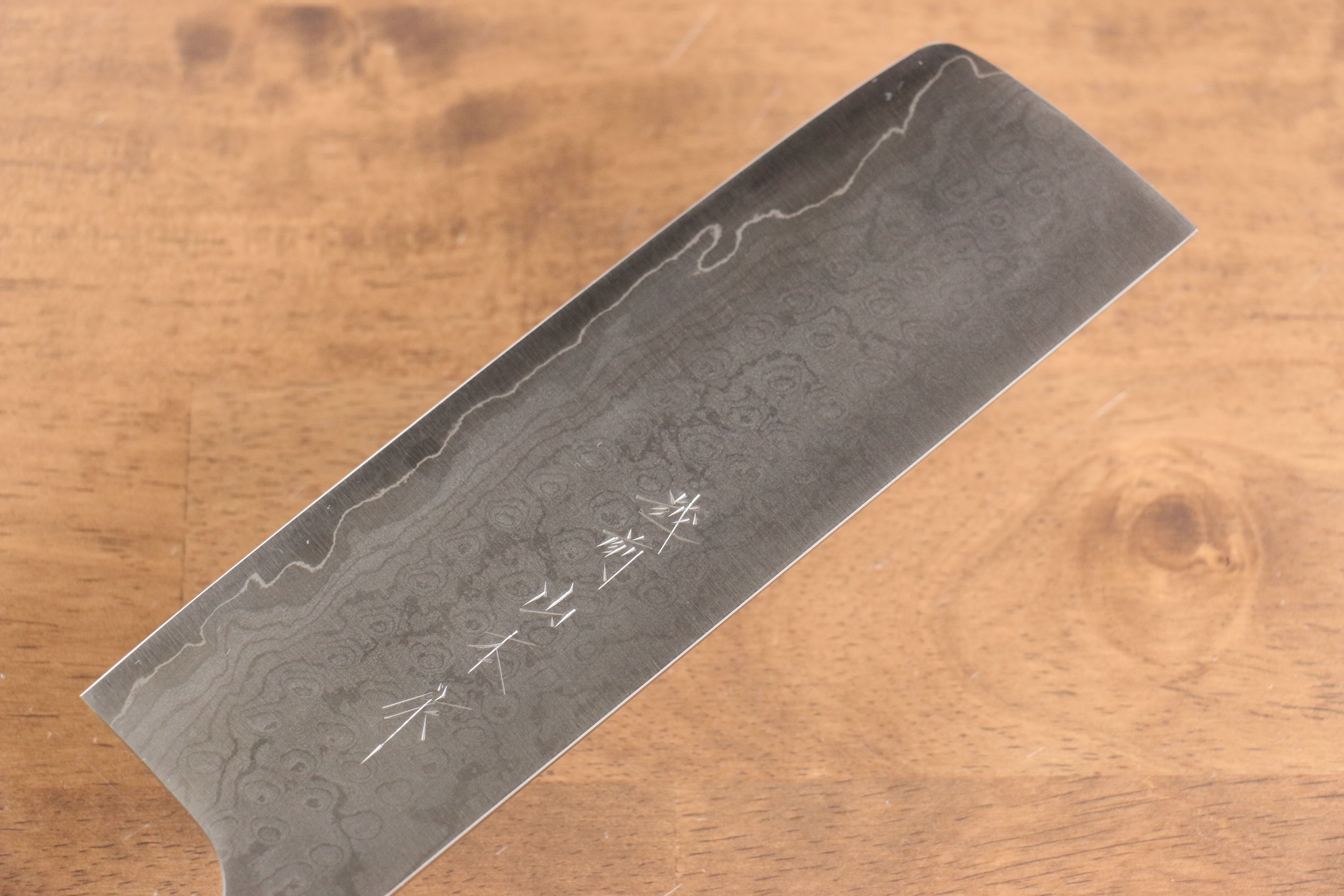 山本 直 VG10 大馬士革紋 菜切  165mm 櫻桃木 握把 - 清助刃物