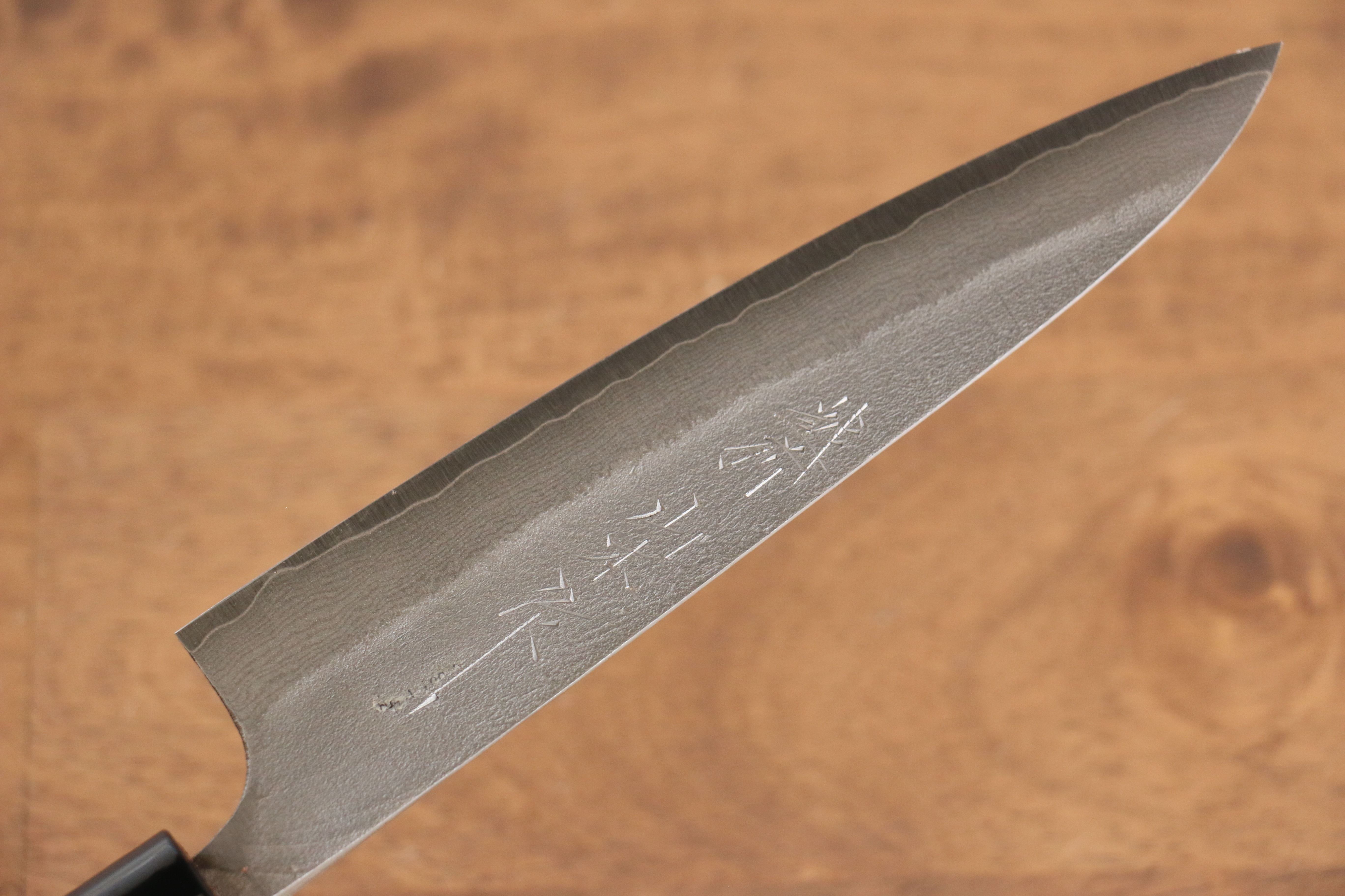 山本 直 VG10 大馬士革紋 梨地 多用途小刀  140mm 核桃木 握把 - 清助刃物