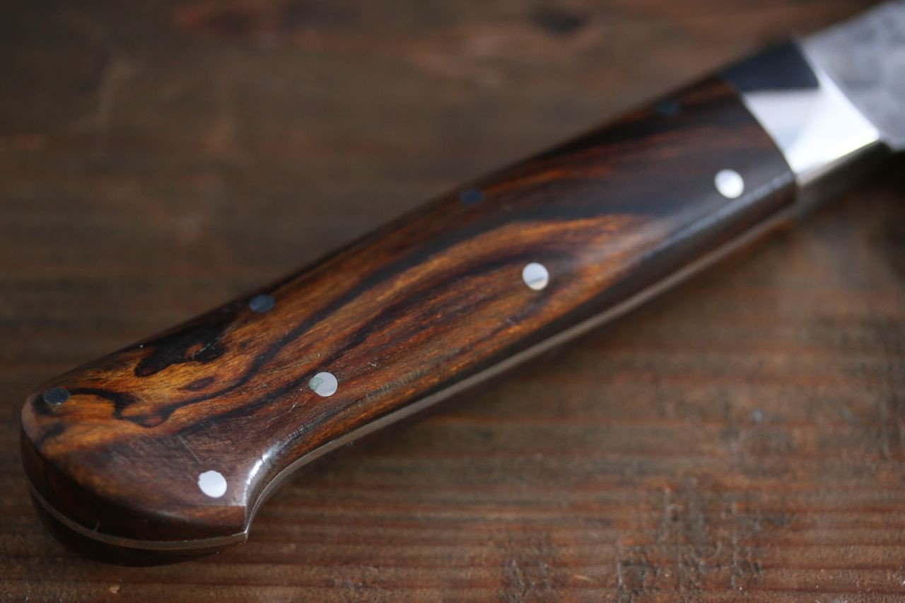 堺 孝行 VG10 17層大馬士革紋 三德刀  180mm 沙漠鐵木（杉原型）握把 - 清助刃物