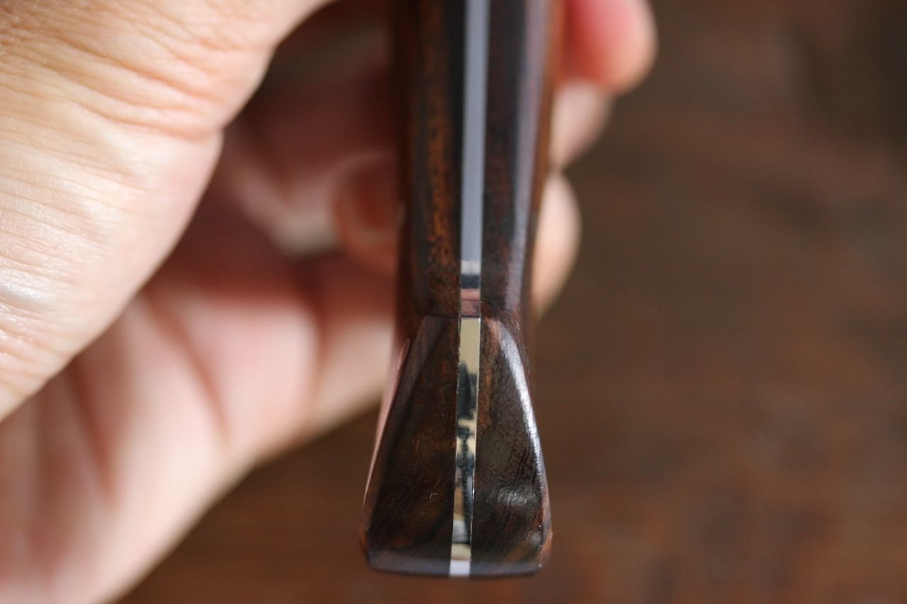堺 孝行 VG10 17層大馬士革紋 三德刀  180mm 沙漠鐵木（杉原型）握把 - 清助刃物