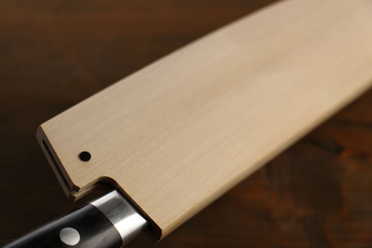 木蘭 鞘 三德刀用 附合成木安全栓 180mm Aokki - 清助刃物