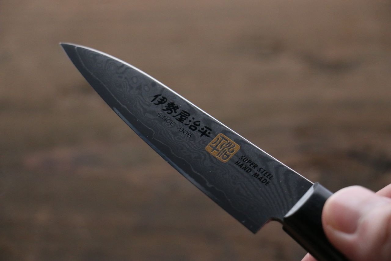 伊勢屋 VG10 大馬士革紋 削皮刀  76mm 握把 - 清助刃物