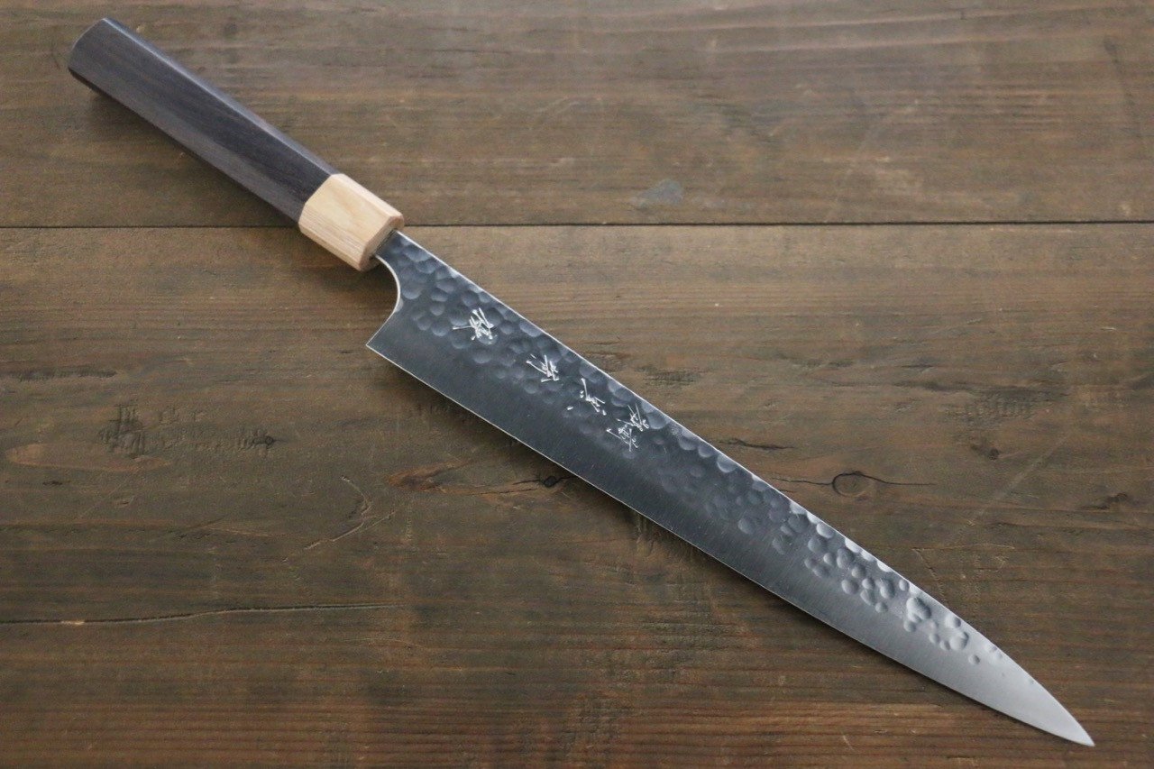 黑崎 優 SG2 鎚目 筋引  240mm 紫檀木握把 - 清助刃物